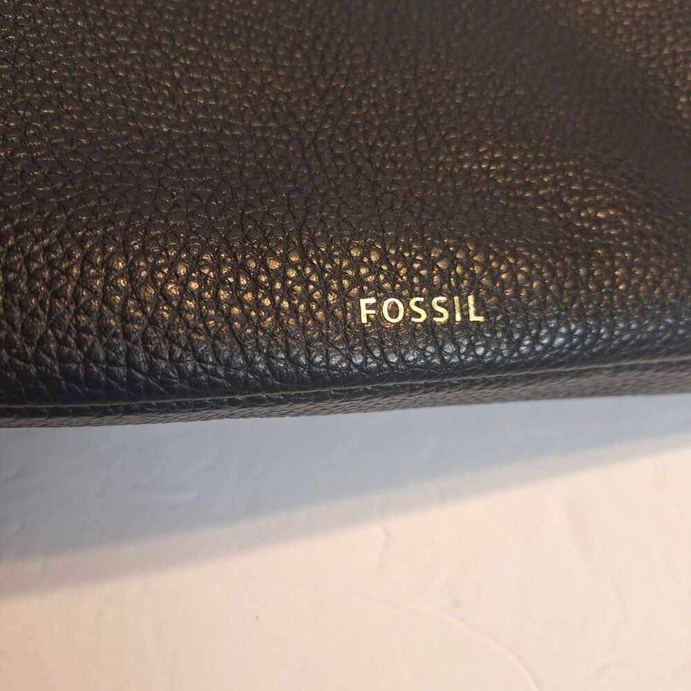 Fossil Two Tone Women's Pebble Leather Crossbody Handbag - Picture 11 of 14